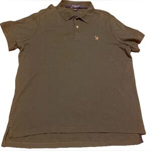US Polo Assn Luxury Feel Shirt XL Hunter Green Embroidered Logo Short Sleeve EUC